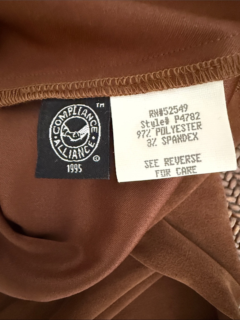Laundry By Shelli Segal Brown High-Waist Wide Leg Trousers withBelt - Picture 6 of 6